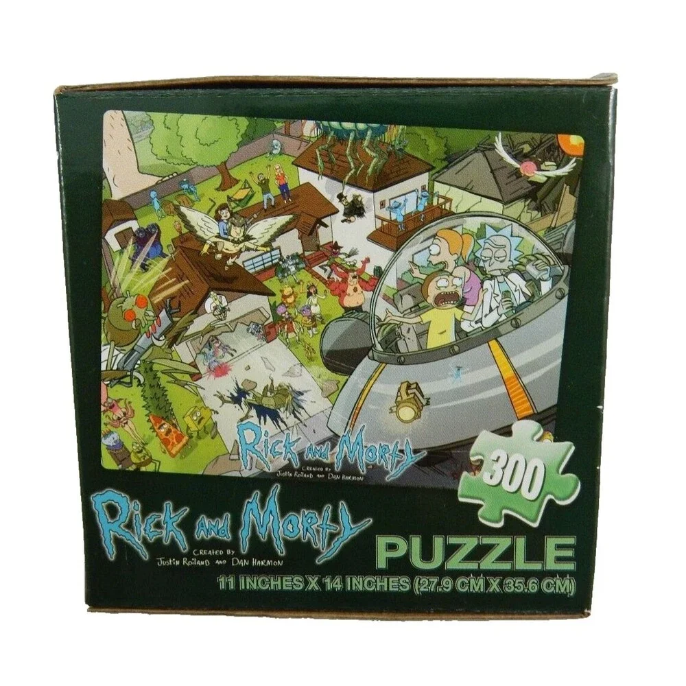 Loot Crate Exclusive/Adult Swim Rick and Morty 300 Piece Puzzle NEW
